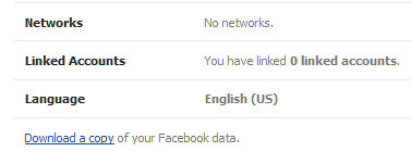 Backup your Facebook Data manually