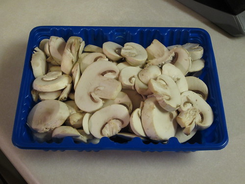 presliced mushrooms