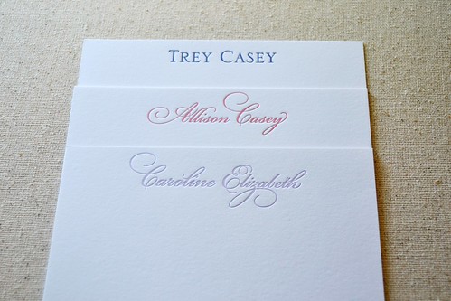 Three Casey cards