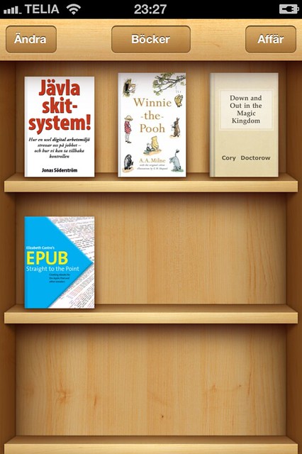 "Jävla skitsystem" i iBooks