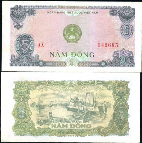 5 Dong Vietnam 1976, Pick 81