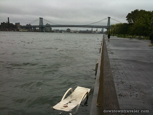 Aftermath of Hurricane Irene in NYC_The East River