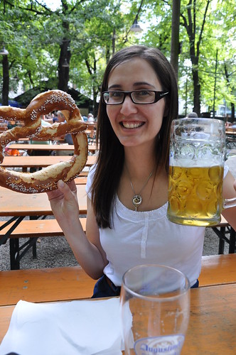 Munich - Enjoying the Augustine Beer Gardens