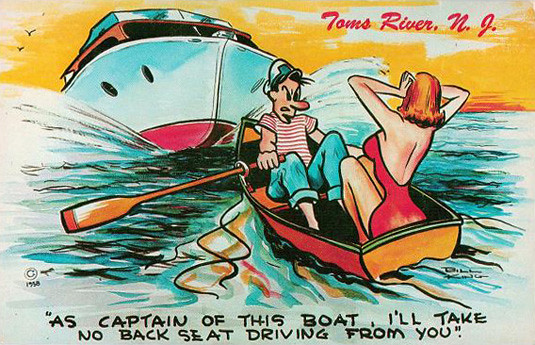 Toms River Postcard 1958