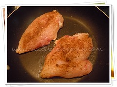 Cocinando el pollo