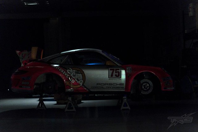 Axis GT3 Cup sleeping at TRG's shop....