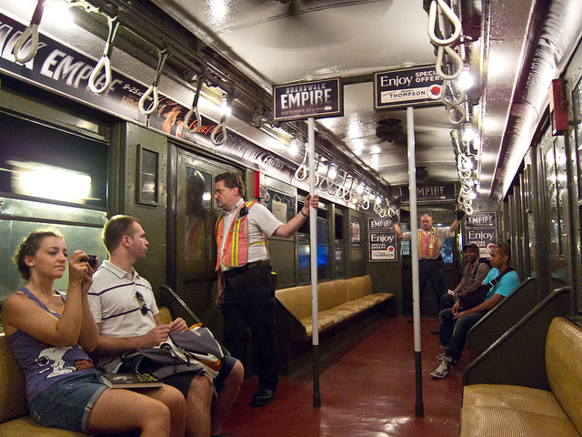 Boardwalk Empire Vintage NYC Subway Train Promo