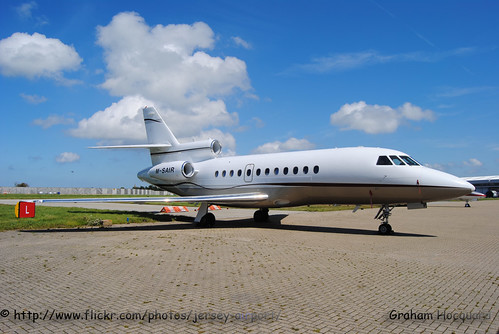 M-SAIR Dassault Falcon 900B by Jersey Airport Photography