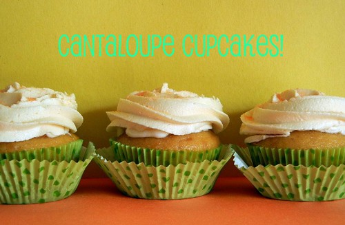 cantaloupe cupcakes
