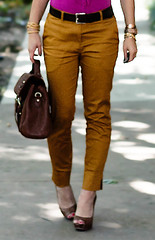 H&M mustard pants