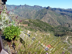 Gran Canaria - Artenara Facing Roque Bentaiga and Roque Nublo