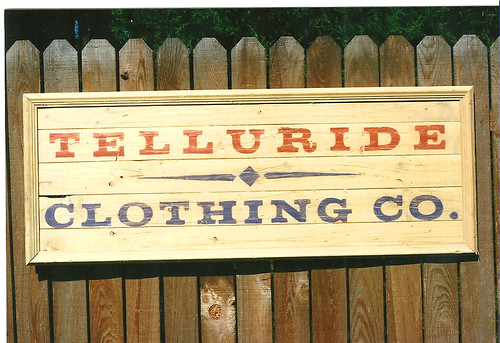 Telluride Clothing sign by rdavidschwartz