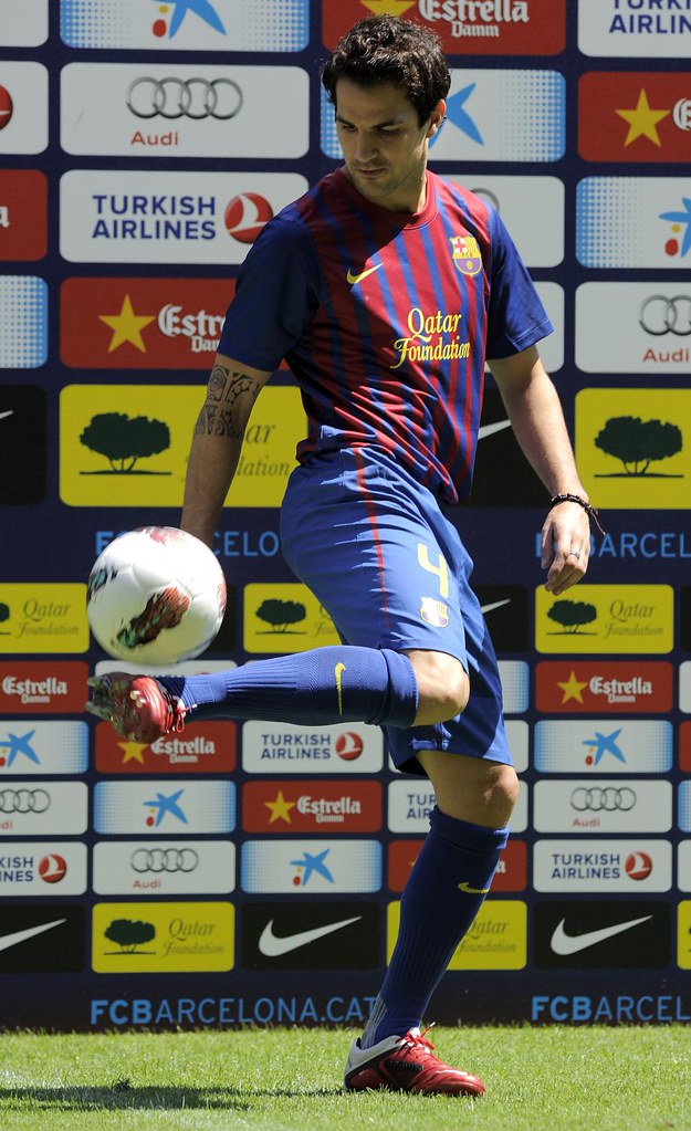Cesc Fabregas di Barcelona