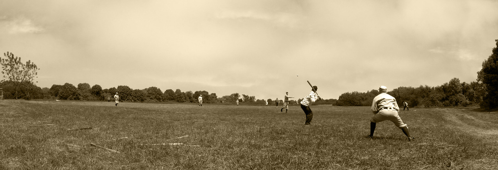 Vintage Baseball Panoramic