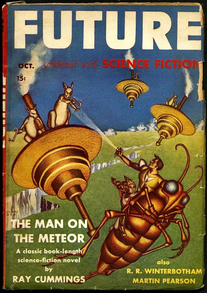 Hannes Bok - Future Science Fiction Cover