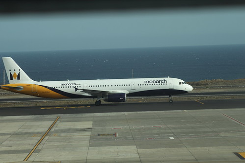 Monarch A321 G-OZBU @ Tenerife Sur Airport