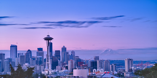 Seattle Pastel Sunrise