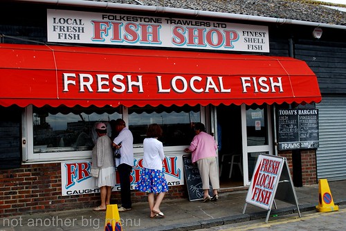 Folkestone, England - Fresh local fish