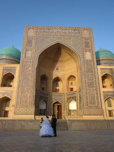 Uzbek wedding at Mir-i Arab madrasah