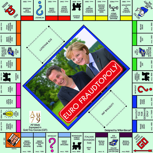 TIME TO PLAY  EURO FRAUDTOPOLY by Colonel Flick