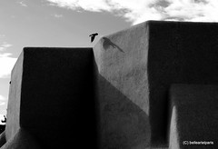 Form & Shadow - St. Francis Church Ranchos de Taos by bellearielparis