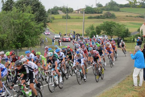 Robin with the Tour de France