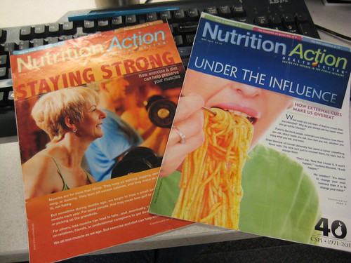 Nutrition Action magazines