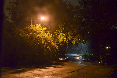 nightfall on our street