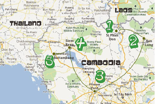 Cambodia SS Route