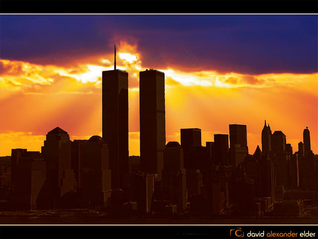 Least We Forget 9/11 (Digital Art) by David Alexander Elder