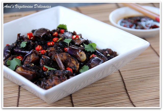 Stir Fried Eggplant in Spicy Chili Sauce