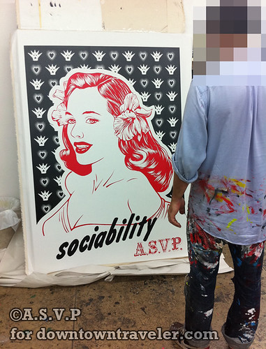 ASVP sociability poster street art 