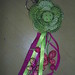 Chaveiro flor de crochê(verão 2011/12)