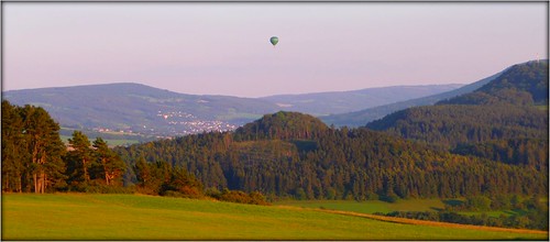 Heißluftballon in der Rhön by Ginas Pics