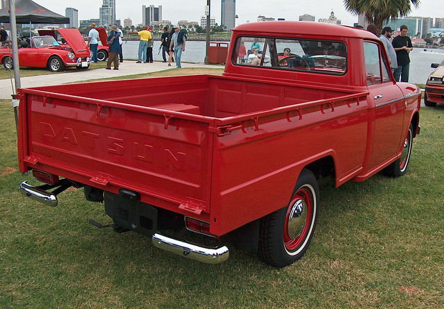 red cars truck nissan pickup longbeach 60hp datsun 320 1963 carshows queenmaryeventspark 7thannualjapaneseclassiccarshow