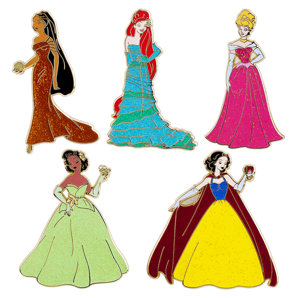 Disney Princess Designer Doll Collection Pins (3)