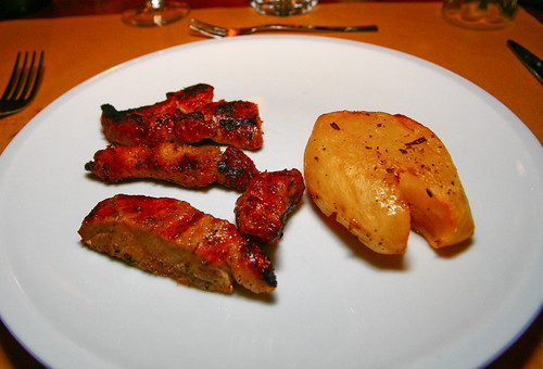 Pork at Azienda Agricola Il Ciliegio in Tuscany