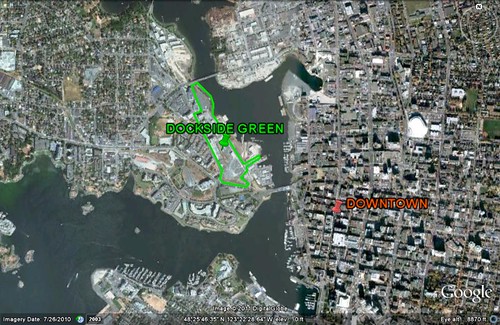 Dockside Green context (via Google Earth)