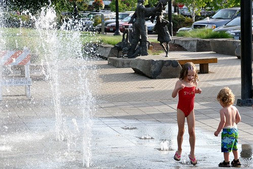 224 - Riverfront Fountain of Joy by carolfoasia