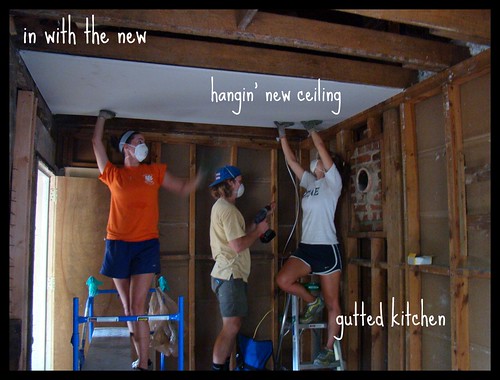 Kitchen Ceiling going up