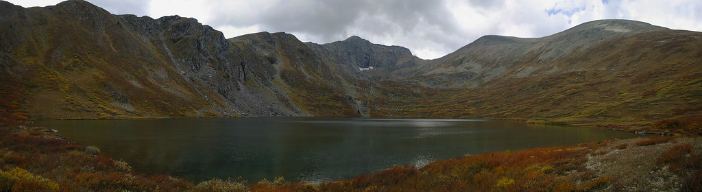 : Altai mountain lake panorama