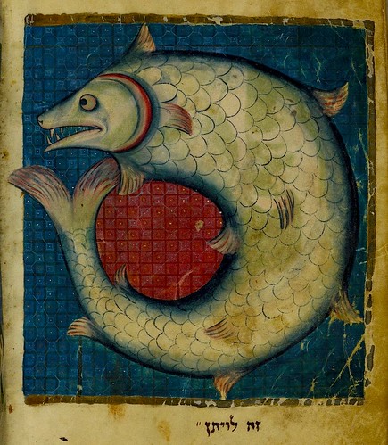 "This is Leviathan" bibical text. France 1277-86. Add 11639 BL by tony harrison