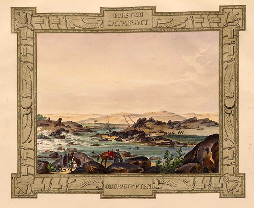 008-Primera catarata en el Alto Egipto-Malerische Ansichten aus dem Orient-1839-1840- Heinrich von Mayr-© Bayerische Staatsbibliothek 