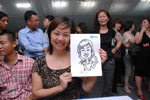 caricature live sketching for Singapore International Water Week Closing Dinner - 20