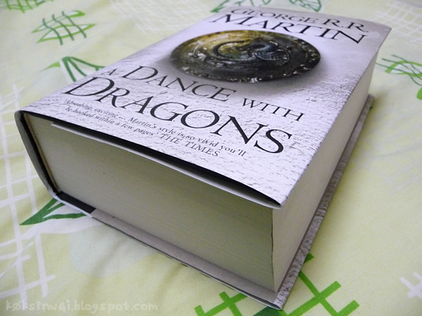 My Hardcover Copy of a Dance with Dragons