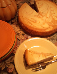 Pumpkin Marble Cheesecake