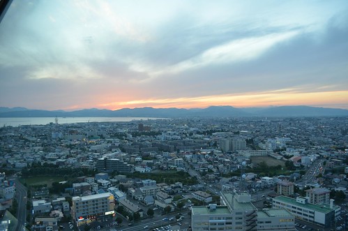 五稜郭タワーから見た函館市