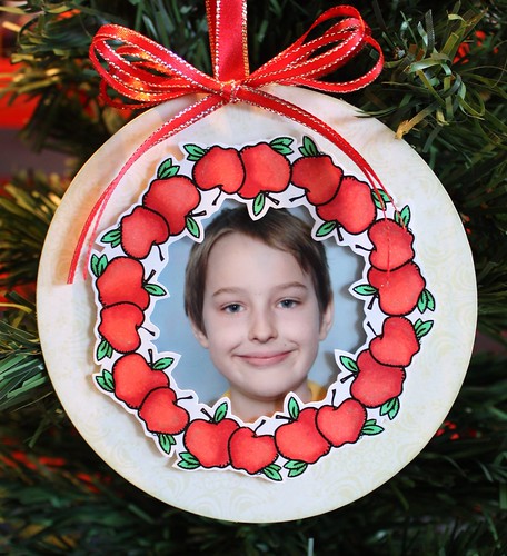 Recycled CD Ornament