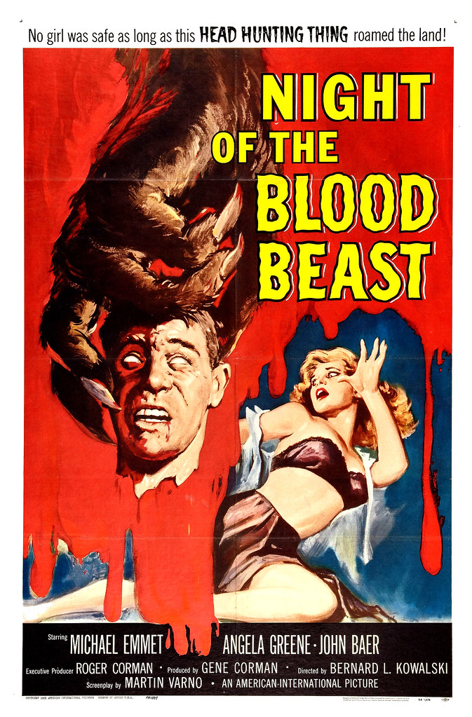 Albert Kallis - Night of the Blood Beast (American International, 1958) One Sheet