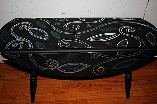 Double Drop Leaf Coffee Table by Rick Cheadle Art and Designs